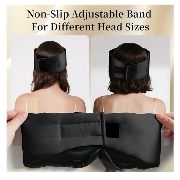 Black Silk Sleep Mask - Picture 5 of 8